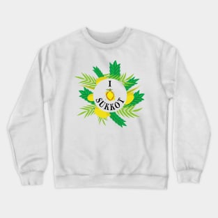 Sukkah Jewish Holiday Sukkot Crewneck Sweatshirt